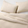Heavyweight Linen Blend Duvet Cover & Pillow Sham Set - Full/Queen