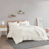 Leena Shaggy Faux Fur Duvet Set - Full/Queen