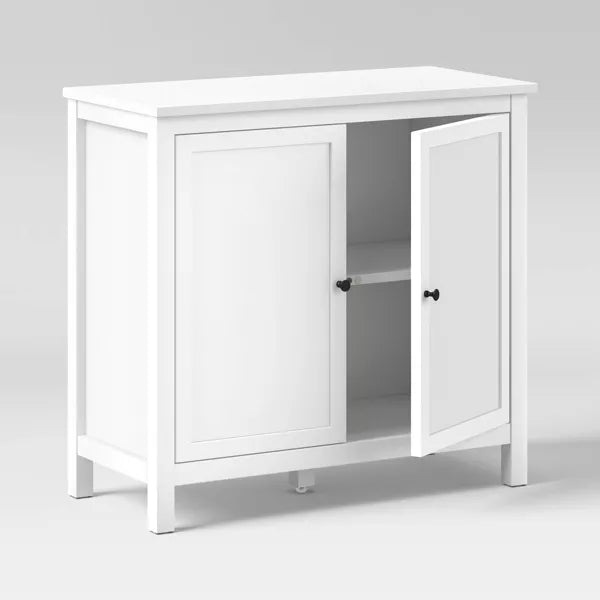 Traditional Multipurpose Storage Cabinet Multipurpose Classic White