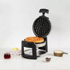 Flip Belgian Waffle Maker - Stainless Steel : Nonstick, 180° Rotating, Adjustable Browning, Drip Tray
