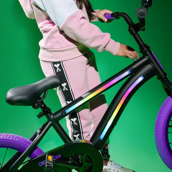 Light Rider Kids' Light Up Bike - Black/Purple