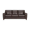 Bergen Genuine Leather Square Arm Sofa - Armen Living