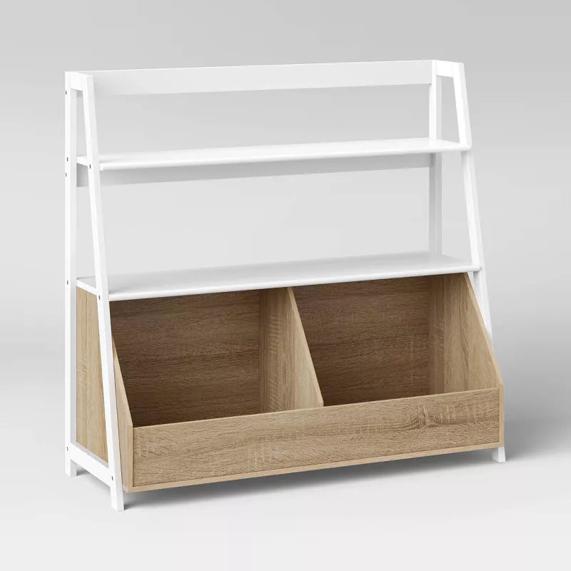 Bly Wide Kids' Bookshelf White