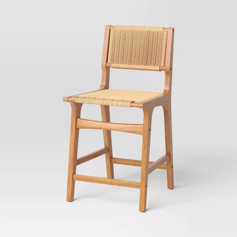 Ceylon Woven Counter Height Barstool