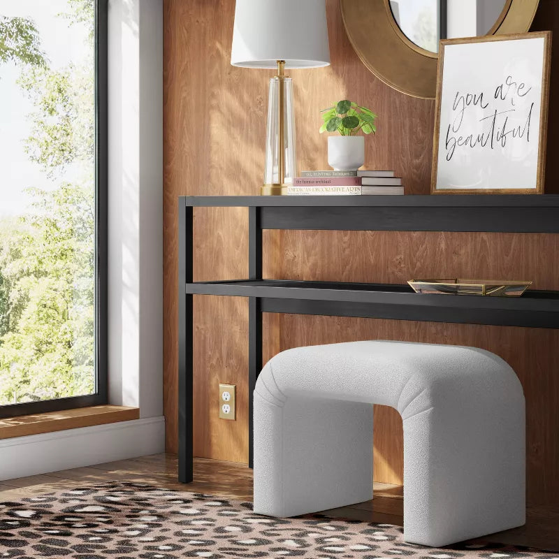 Cicely Waterfall Ottoman