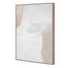 Neutral Abstract Lines Framed Canvas