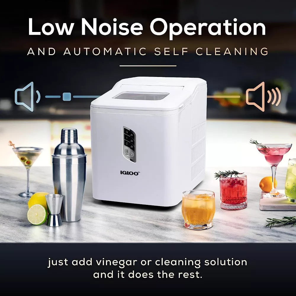 Automatic Portable Countertop Ice Maker Machine - White – Salvage & Co Indy