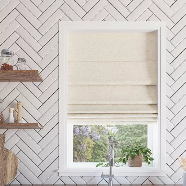 Blackout Somerton Textured Cordless Roman Window Shade