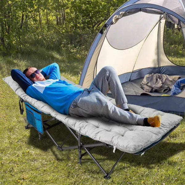 Camping Cot Pad Resting Crystal Velvet Outdoor Lightweight Backpacking