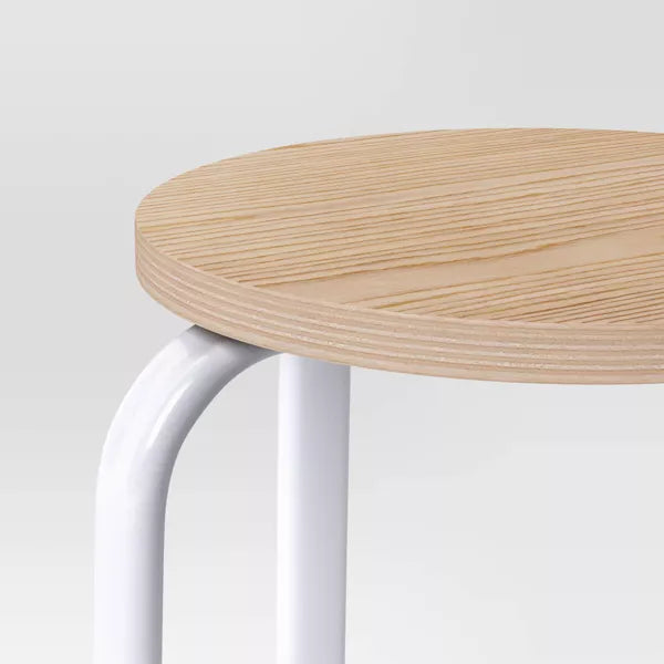 1-Piece Stackable Accent Stool