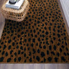 Daffodil Leopard Print Woven Rug