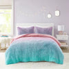 Evie Ombre Shaggy Faux Fur Kids' Duvet Cover ONLY - Twin/Twin XL