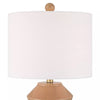 Tatum High Small Modern Accent Table Lamp Red Clay Glaze Finish Ceramic Single
