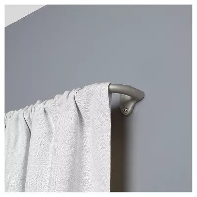 Dusk Curtain Rod - Silver