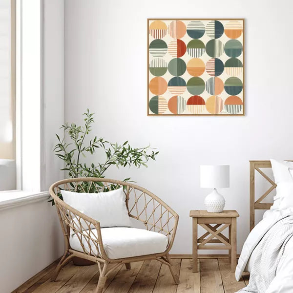 Born to Roam Pattern II by Janelle Penner Framed Canvas Wall Art Print