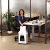 Powershred 12-Sheet Cross-Cut Paper Shredder - White: Safety Switch, Shreds Staples & Clips, Auto Start/Stop