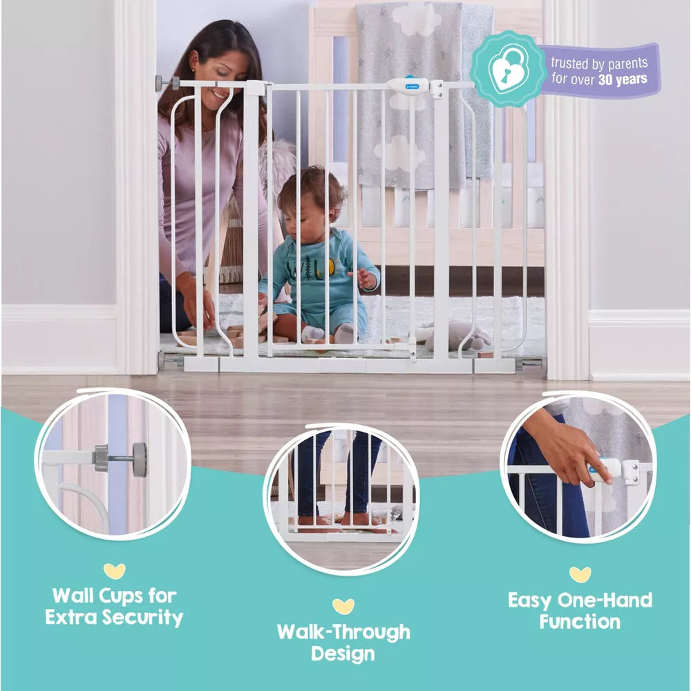 Wall Safe Extra Wide Walk Through Safety Gate – Salvage & Co Indy