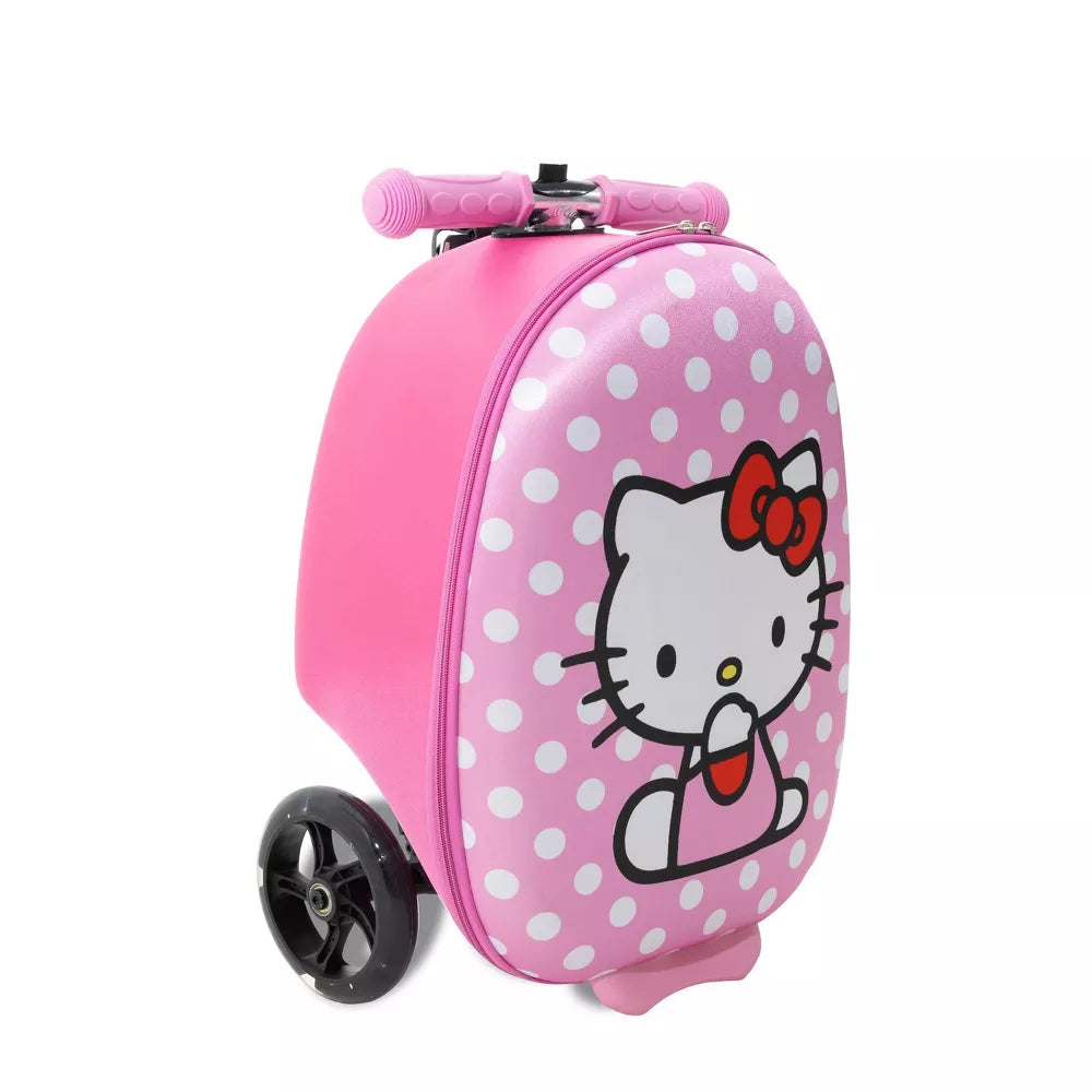 キティカット　シャリー Hello Kitty Hardside Carry On Scooter Suitcase – Salvage & Co Indy