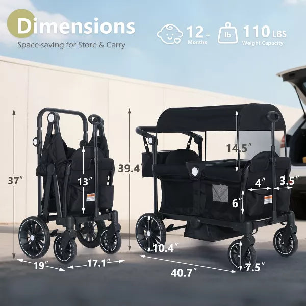 2-Seat Wagon Stroller