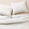 Heavyweight Linen Blend Duvet Cover & Pillow Sham Set - Full/Queen