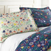 Boho Bloom Oversized Reversible Comforter Set - Twin/Twin XL