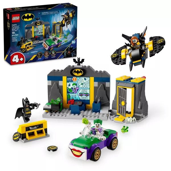 The Batcave with Batman, Batgirl & The Joker