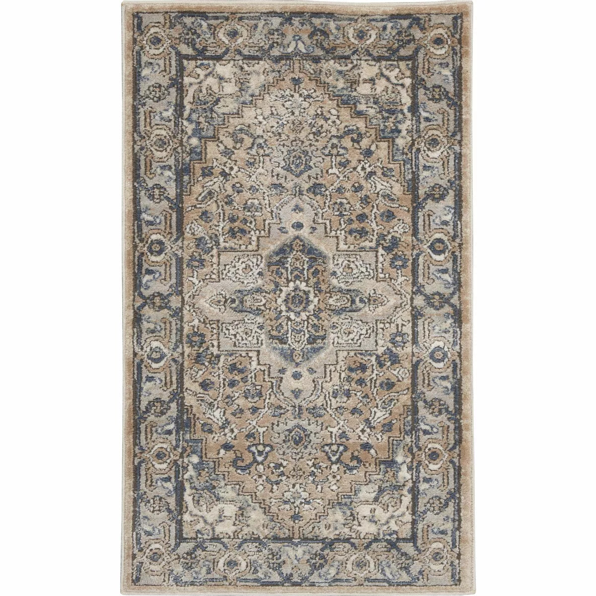 2'2" x 3'9" Nourison Medallion Indoor Area Rug SHOWROOM ITEM