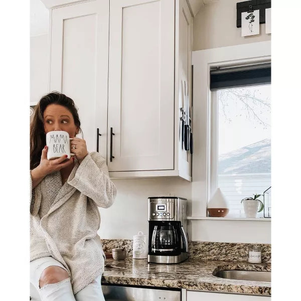 14-Cup Programmable Coffeemaker - Stainless Steel : Drip Coffee Maker, Automatic Shut-Off, LCD Display