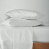 500 Thread Count Washed Supima Sateen Solid Sheet Set - Queen