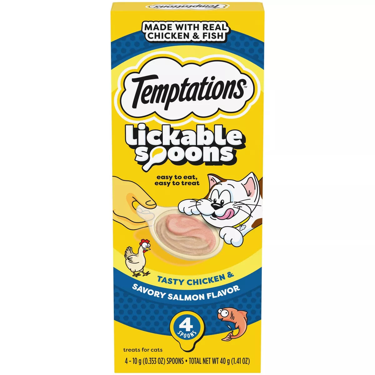 24 boxes Cat Food Temptations Lickables, final cut