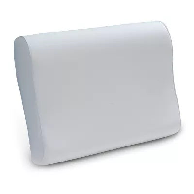 Medium Contour Memory Foam Bed Pillow - White (Standard)