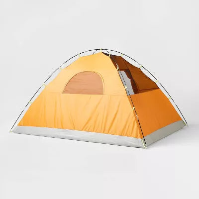 4 Person Dome Camping Tent Rust
