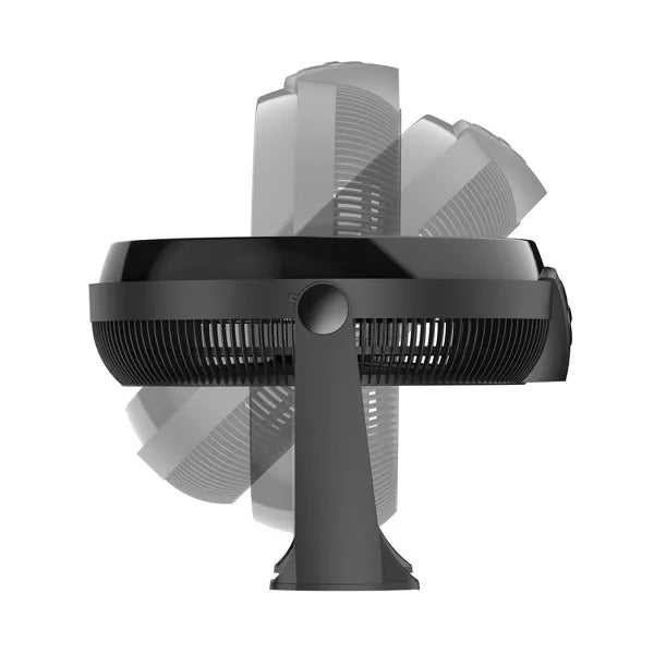 Floor Cyclone Fan without Remote: Adjustable Tilt, Wall Mountable, 3-Speed, Indoor Use, Black