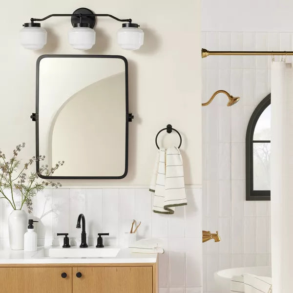Rectangular Bathroom Vanity Pivot Mirror