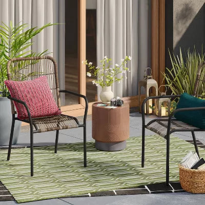 Latigo Stackable Patio Chair Gray