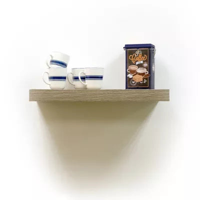 Floating Shelf Wall Mounted Rustic Wood - MDF, Home Storage