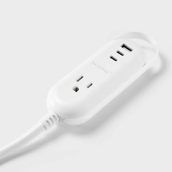 Indoor Cord with USBs White