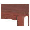 Country Cottage 2 Shelf Wood End Table Antique Finish