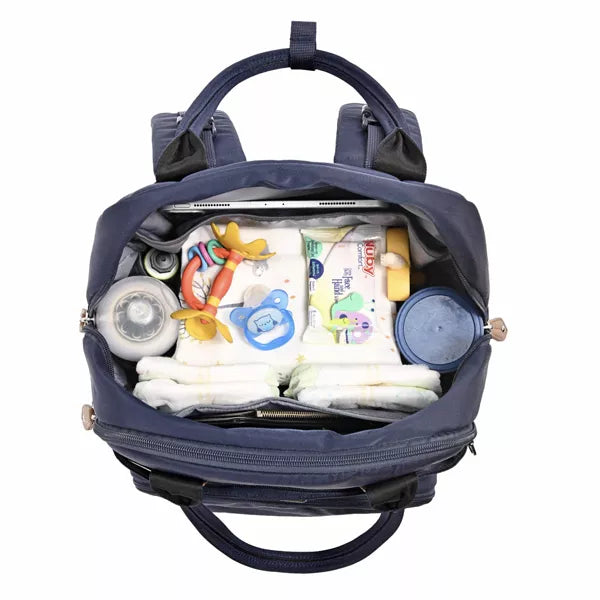 Diaper Bag Backpack with Portable Changing Pad, Pacifier Case and Stroller Straps