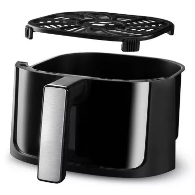 Digital Window Air Fryer with 8 Presets & Guided Cooking: Dishwasher-Safe Parts