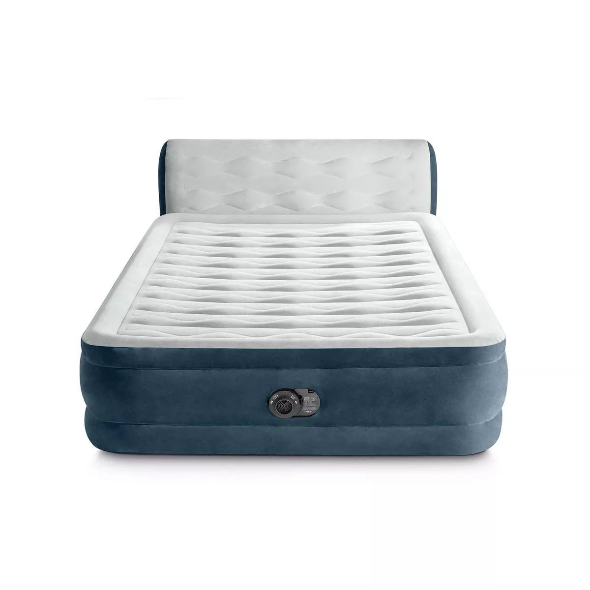 Pillow Top Air Mattress with Electric Pump and Headboard - Queen Size