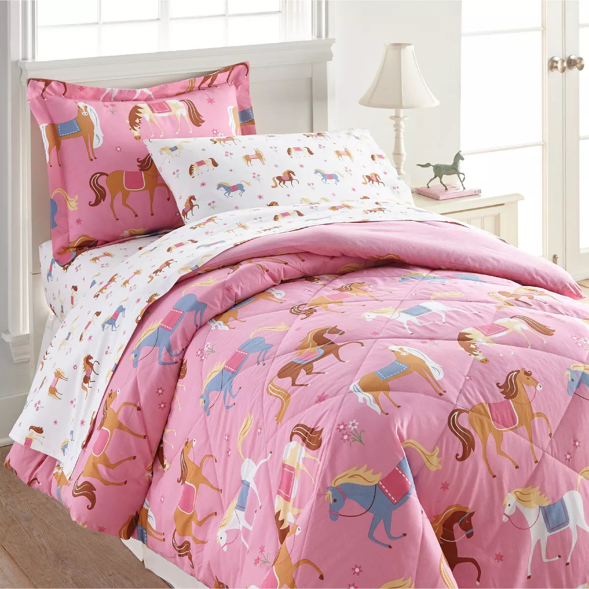 Transportation 7 pc Cotton Bed in a Bag - Twin