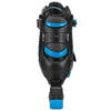 Custom Adult In-Fit Skates - Blue/Black 9-12: Adjustable, Padded Boot Shaft