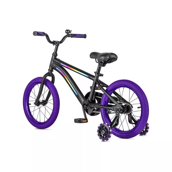 Light Rider Kids' Light Up Bike - Black/Purple