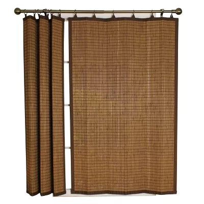 Light Filtering Rayon From Bamboo Window Curtain Panel