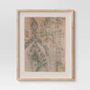 (Set of 2) Textured Fabric Framed Wall Art