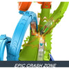4-Loop Crash Out Track Set with Motorized Booster and Toy Car