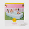 Deluxe Rectangular Family Pool Blue