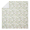 Full/Queen Quilt Botanical Floral Green