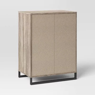 Mixed Material 4 Drawer Dresser